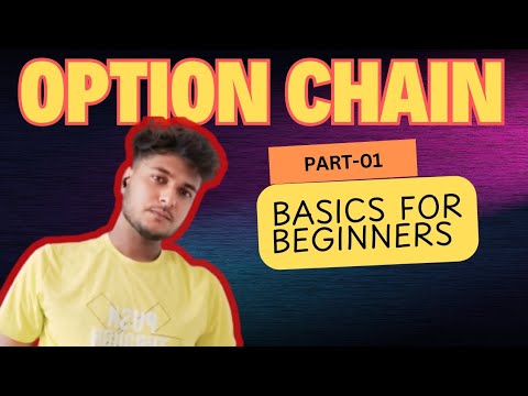 Option Chain for Beginners Part-01 | Basics for Beginners #optionchainnse