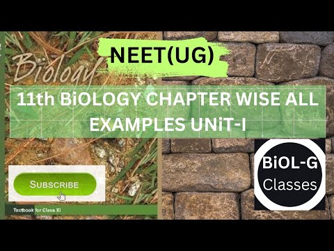 Unit-I | NEET2024|All examples By @Shubhbiologybuddy #neet2024 #neetexam #neetbiology