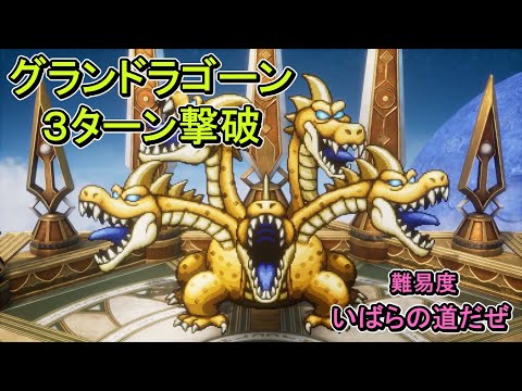 グランドラゴーン　３ターン撃破【ドラゴンクエストⅢ　HD-2D】【難易度 いばらの道だぜ】【ネタバレ注意】