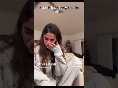 Isabela Ladera muy triste para empezar el año?