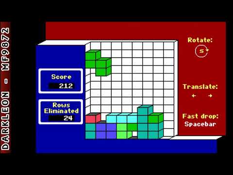 Mental Blocks © 1989 Avantage - PC DOS - Gameplay