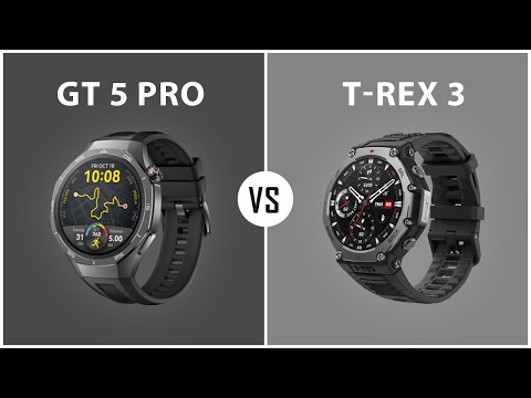 HUAWEI WATCH GT 5 Pro vs Amazfit T Rex 3 - Which Rugged Smartwatch is Best for You?