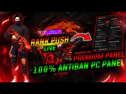 🔴[LIVE] BR RANK PUSH SEASON 44🚀| ABNORMAL RED PREMIUM PANEL |  FREE FIRE OB48 ANTIBAN PANEL FOR PC