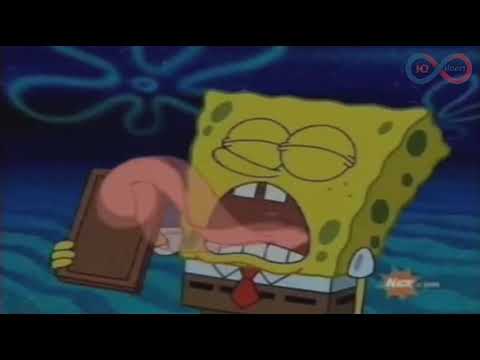 Spongebob Licks A Chocolate Bar Vigorously For 1 Hour