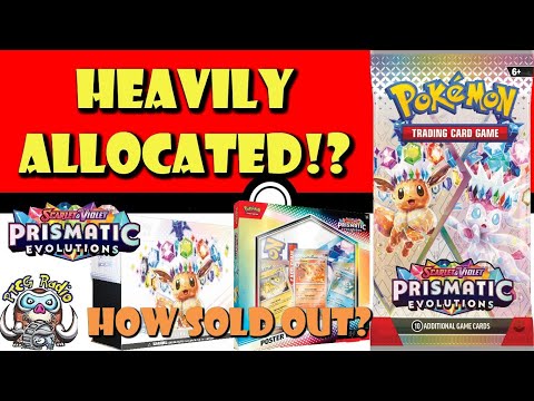 Is Prismatic Evolutions Heavily Allocated!? Sold Out? Hard to Find? (Pokémon TCG News)