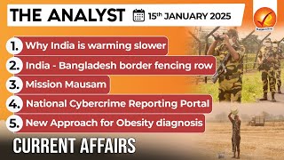 Daily NewsPaper Analysis 15th Jan 2025  | Indian Express Analysis | The Analyst