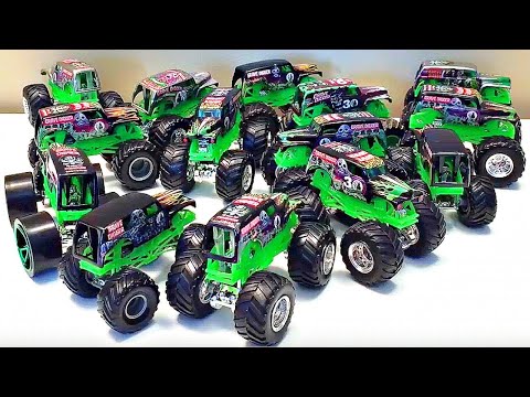 MONSTER JAM | MONSTER TRUCK STACKORAMA | GRAVE DIGGER | EL TORO LOCO | HOT WHEELS | SUPERHERO | TMNT