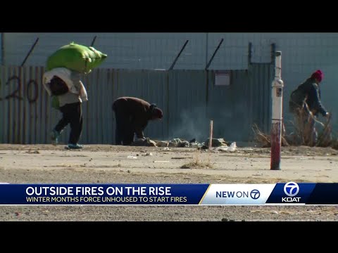 Fire departments seeing more outside fires in winter months