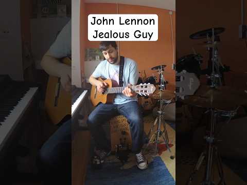 John Lennon - Jealous Guy Cover #onemanband #acoustic #johnlennon #johnlennoncover #shorts #short