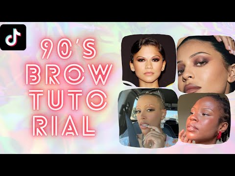 The Ultimate 90s brows tutorial.Detailed step by step guide.