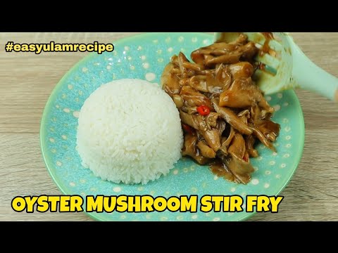 OYSTER MUSHROOM STIR FRY| QUICK AND EASY ULAM RECIPE| EASY TO COOK| TIPID ULAM