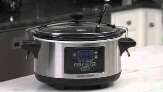 Slow Cooker | Hamilton Beach® | Set & Forget® 6 Qt. Programmable Slow Cooker (33969)