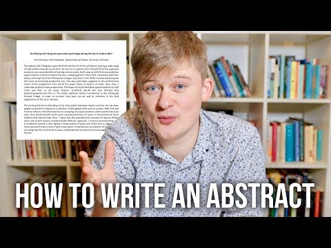 How to write an Abstract | Essay Tips