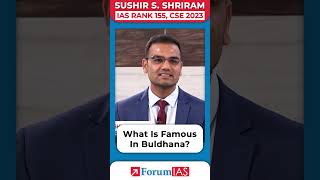 What is famous in Buldhana? | IAS Topper Sushir Shrikrushna Shriram #shorts