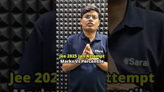 Expected Marks v/s 90, 95, 99%ile in JEE Main 2025 Jan Attempt #shorts #jee2025 #jeemains