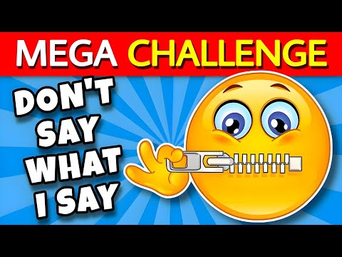 Avoid Saying The Same Thing As Me 🤔 MEGA CHALLENGE 📢