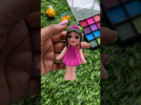 Doll making with clay #dollmaking #clayart #shorts