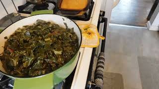 HOW TO COOK COLLARDS GREENS RECIPE |  SOUL FOOD COOKING