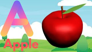 A for apple,b for banana | abcd song | Abc learning | preschool learning | kids learning program