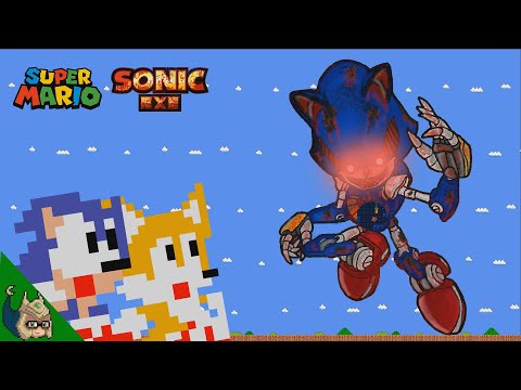 Mario and Tails vs Metal Sonic Exe MAZE 😱(Sonic 3 Movie)