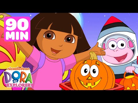 Trick or Treat with Dora the Explorer and Boots! 🍬  90 Minutes | Dora & Friends