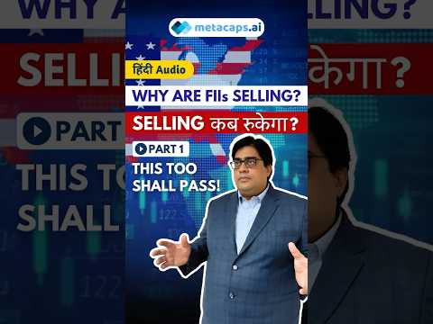 FII Selling Explained [in Hindi]: Causes, Timing, and Impact on Nifty-50 | Part 1 #stockmarketcrash