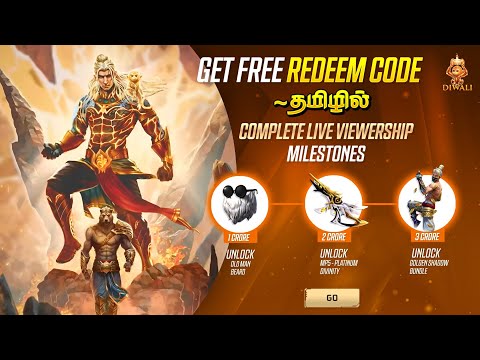 உண்மையா...😮...உருட்டா...😂| Diwali Music Video Redeem Code Freefire 🤯💎| ff redeem code today Tamil