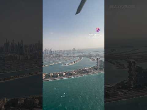 Helicopter Ride in Dubai #dubai #palmjumeira #inspiration #helicopter