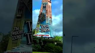 The iconic Tower Of Terror Sign is about to be demolished #towerofterror #disneyworld #disney