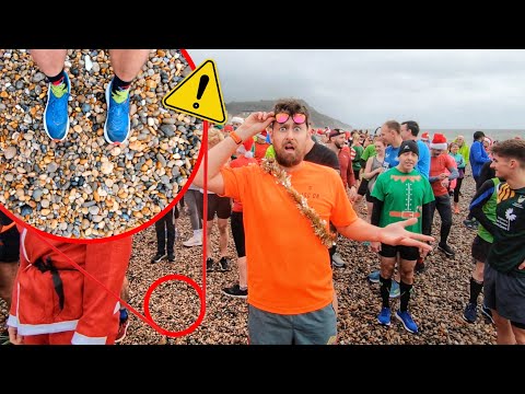 I tried a 5K on pebbles (Seaton parkrun, Christmas Day)