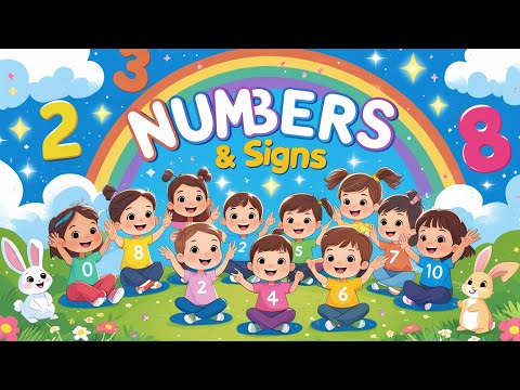 Fun Counting & Learning with Hands! ✋🧒 | Sign Language Number Song 0 to 10 for Kids