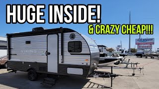 Super Small Travel Trailer RV Perfect for SUVs or small Pickups! 17BH Saga