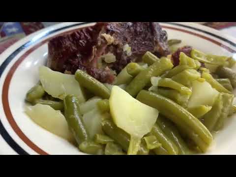 How To Cook The Best Green Beans With White Potatoes