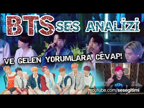 BTS Ses Analizi ve Gelen Yorumlara Cevap !