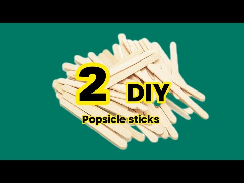 2 DIY Popsicle sticks | 2 DIY ideas with more than 3 uses | interesting ideas home decor