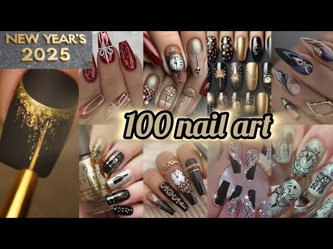 Simple & EASY New Year's Nail Art Designs ||100 EASY nail ideas | HUGE nail art compilation #nailart