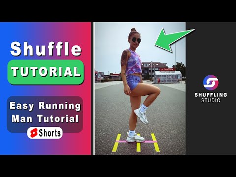 Easy Running Man Shuffle Dance Tutorial 🔥 for beginners on Friendships Song (2023 TikTok Music)