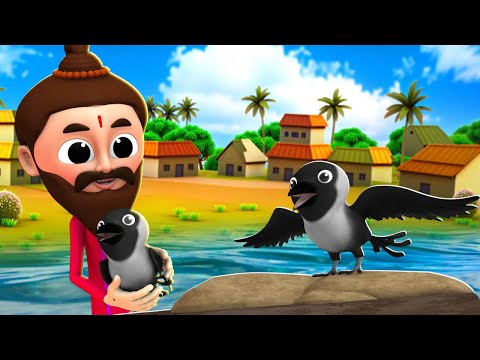 जादुई कौवा का प्यार Magical Crow Love Story | Hindi Kahaniya Comedy Hindi Stories JOJO TV