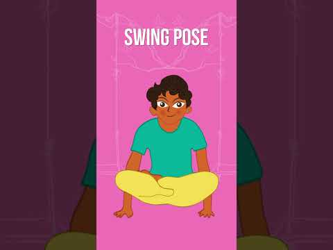 Swing Pose - Yoga pose of the Week #yogaforkids #yogaguppy #kidsyoga #yoga #kidsyogafun #yogaposes