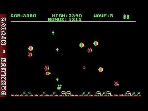 Hell Fire © 1989 D Trivett - PC DOS - Gameplay