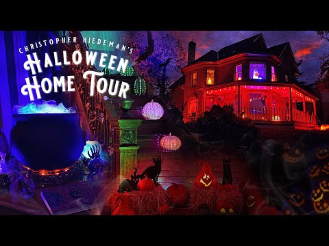 Halloween Home Tour - Christopher Hiedeman's Fall & Halloween Decorating - Historic House Tour