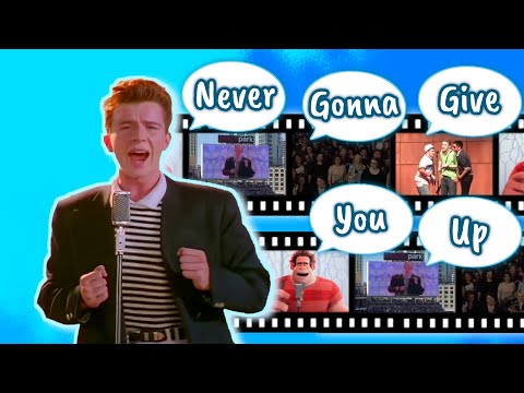 Rick Astley - "Never Gonna Give You Up" but it's sung by RICKROLLS