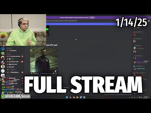 BACK IN LA | N3ONS LIVE KICK STREAM [1/14/25] (Dave Blunts Stream Tomorrow)