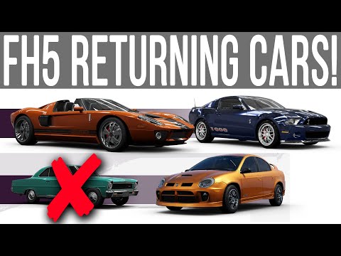 Forza Horizon 5 - 8 Returning CARS that Should've Been in UPDATE 27!