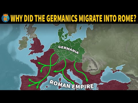 Why did the German Tribes Start Migrating?