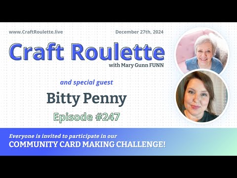 Craft Roulette Episode #247 featuring Bitty Penny (@BittyPenny)