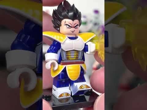 LEGO Dragon Ball | Son Goku Super Saiyan 4 | Broly | Vegeta | Frieza Unofficial Minifigures #Shorts