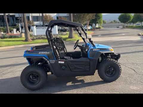 New 2024 HISUN Strike 250 in Voodoo Blue Youth Side By Side UTV For Sale In Corona, CA