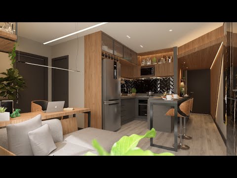 APARTAMENTO PEQUENO COM MUITO CONFORTO [TOUR 3D]