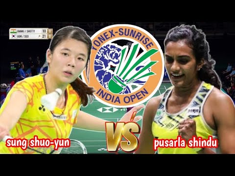 R32 : pusarla v shindu [ind] VS sung shuo-yun [tpe] | yonex india open 2025